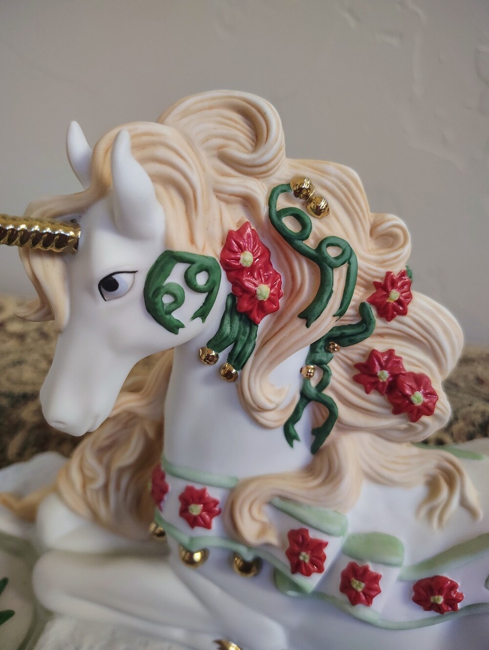 Lenox Princeton Gallery "Yuletide Brilliance" Unicorn 2001 Limited edition W/COA